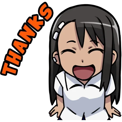 ☺️ Стикер «Nagatoro san Chan» для Telegram