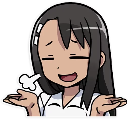 🤷‍♀️ Стикер «Nagatoro san Chan» для Telegram