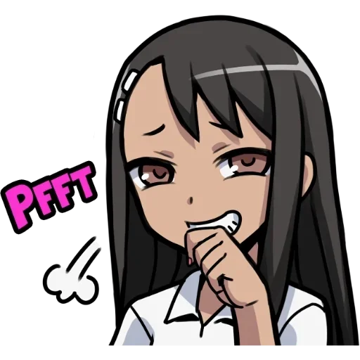 🤭 Стикер «Nagatoro san Chan» для Telegram