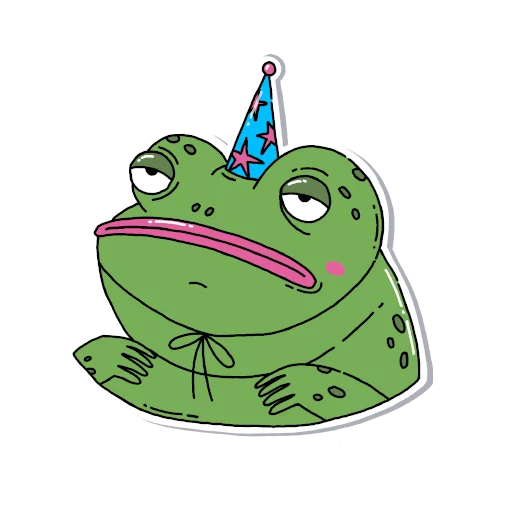 🐸 Стикер «всратенький» для Telegram