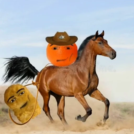 🐴 Стикер «Поющий Наггетс и Другие» для Telegram