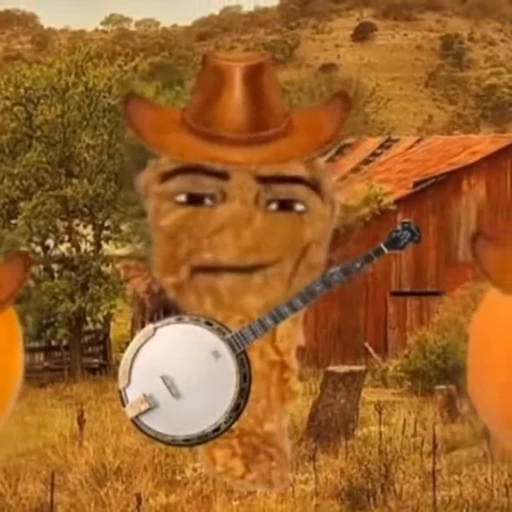 🪕 Стикер «Поющий Наггетс и Другие» для Telegram