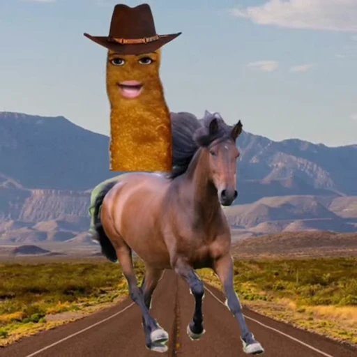 🐎 Стикер «Поющий Наггетс и Другие» для Telegram