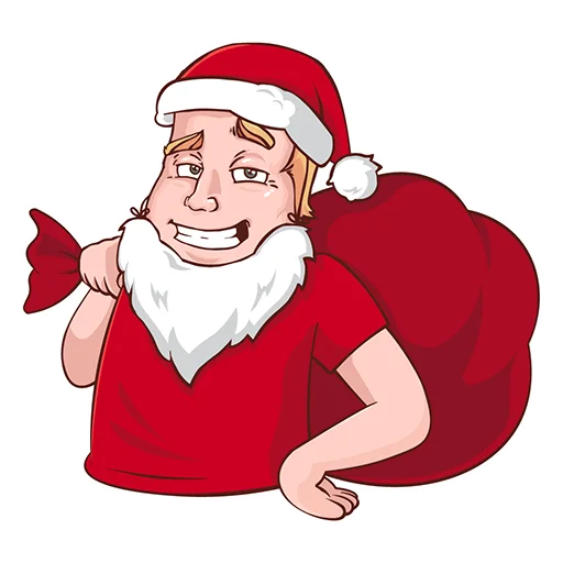 🎄 Стикер «Халявщики» для Telegram