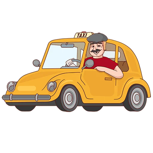 🚕 Стикер «Халявщики» для Telegram