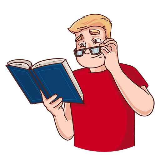 📖 Стикер «Халявщики» для Telegram