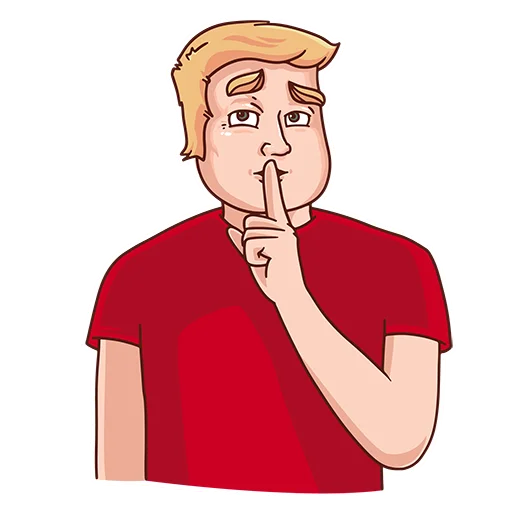 🤐 Стикер «Халявщики» для Telegram