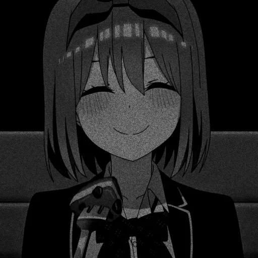 🍊 Стикер «Nakano yotsuba dark» для Telegram