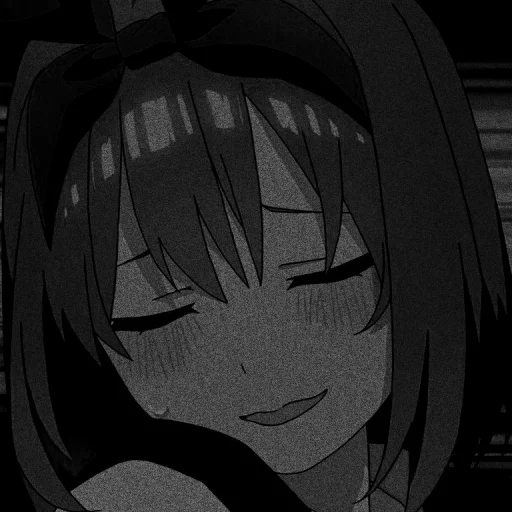 🍂 Стикер «Nakano yotsuba dark» для Telegram