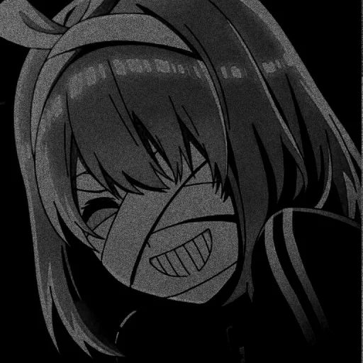 🍊 Стикер «Nakano yotsuba dark» для Telegram
