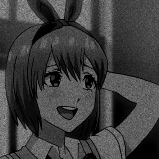 🍊 Стикер «Nakano yotsuba dark» для Telegram