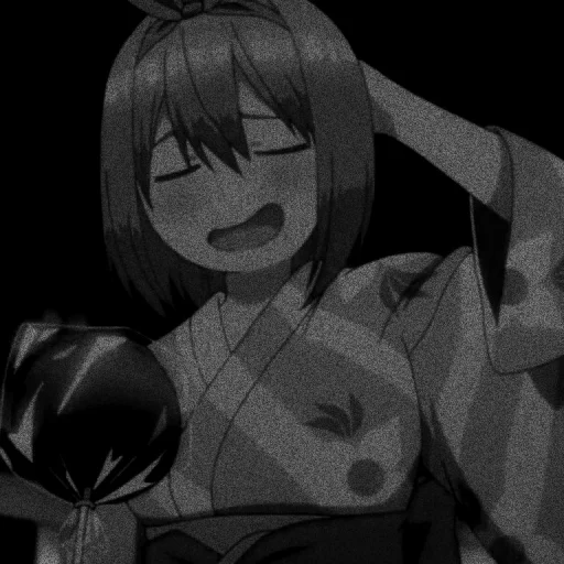 🍂 Стикер «Nakano yotsuba dark» для Telegram