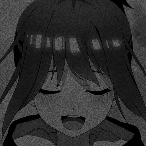 🍊 Стикер «Nakano yotsuba dark» для Telegram