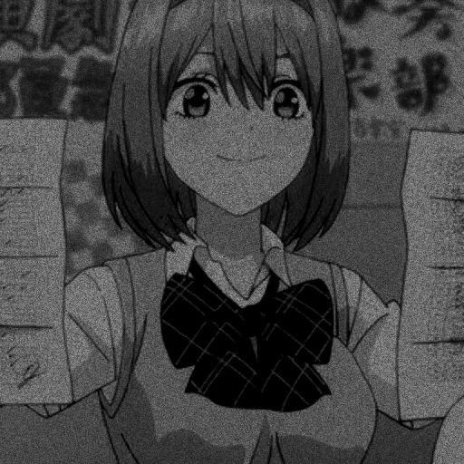 🍂 Стикер «Nakano yotsuba dark» для Telegram