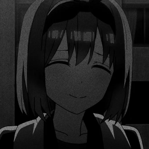 🍊 Стикер «Nakano yotsuba dark» для Telegram