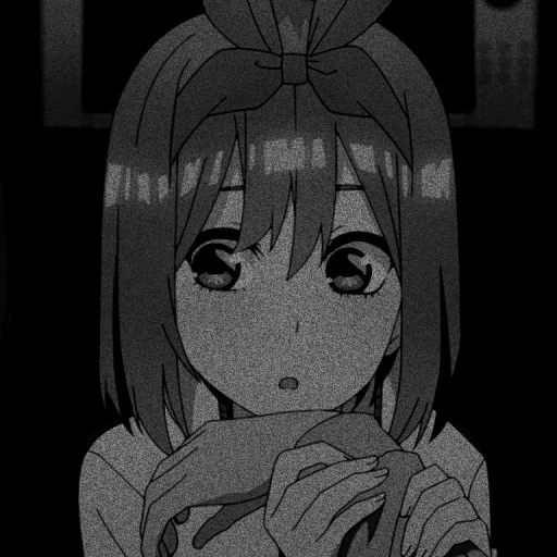 🍂 Стикер «Nakano yotsuba dark» для Telegram