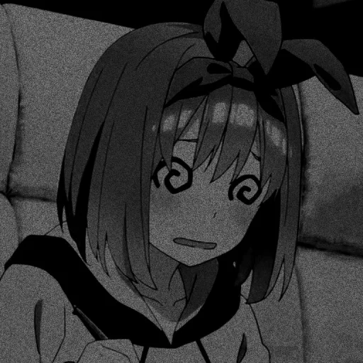 🍂 Стикер «Nakano yotsuba dark» для Telegram