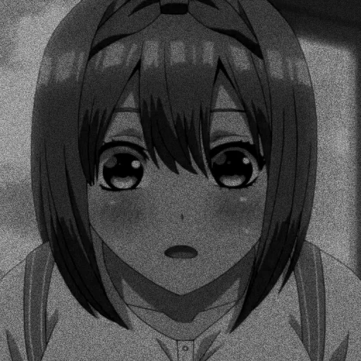 🍊 Стикер «Nakano yotsuba dark» для Telegram