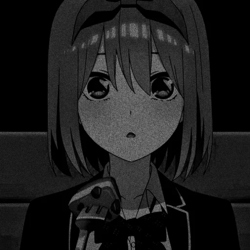 🍂 Стикер «Nakano yotsuba dark» для Telegram