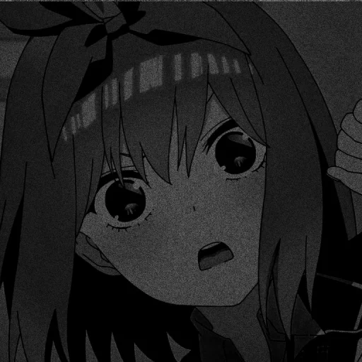 🍊 Стикер «Nakano yotsuba dark» для Telegram