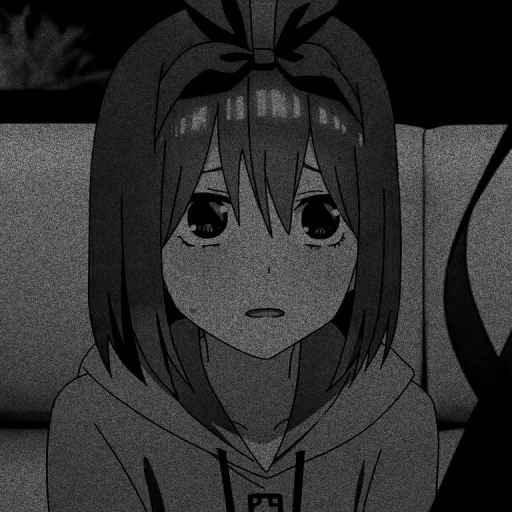 🍊 Стикер «Nakano yotsuba dark» для Telegram