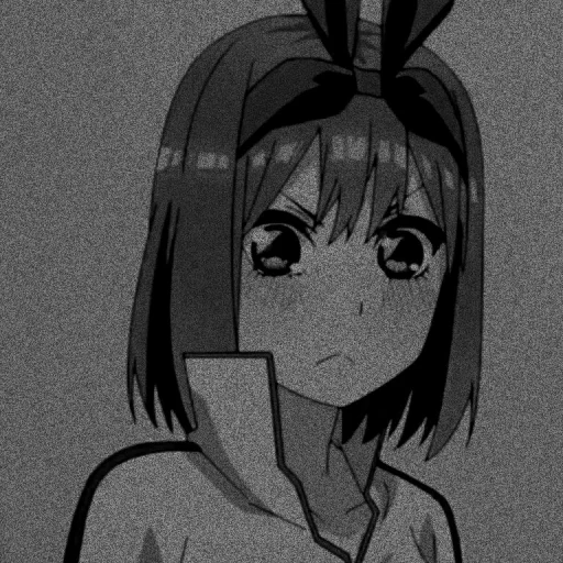 🍂 Стикер «Nakano yotsuba dark» для Telegram