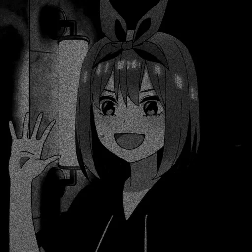 🍂 Стикер «Nakano yotsuba dark» для Telegram