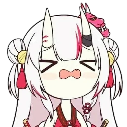 😣 Стикер «Nakiri Ayame» для Telegram