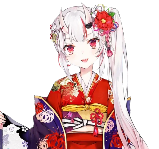 😊 Стикер «Nakiri Ayame» для Telegram