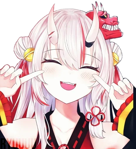 ☺️ Стикер «Nakiri Ayame» для Telegram