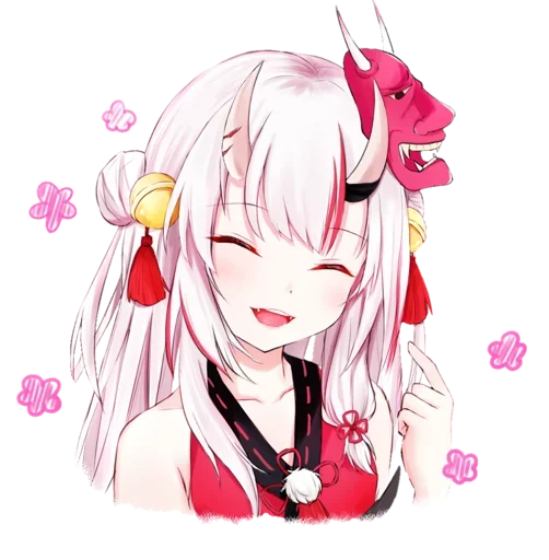 ☺️ Стикер «Nakiri Ayame» для Telegram