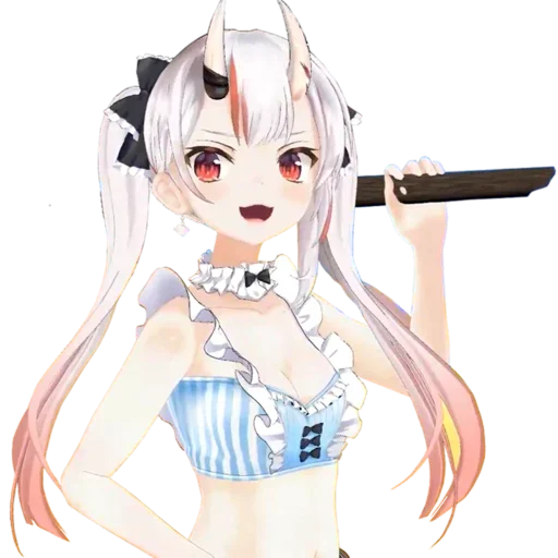 😊 Стикер «Nakiri Ayame» для Telegram