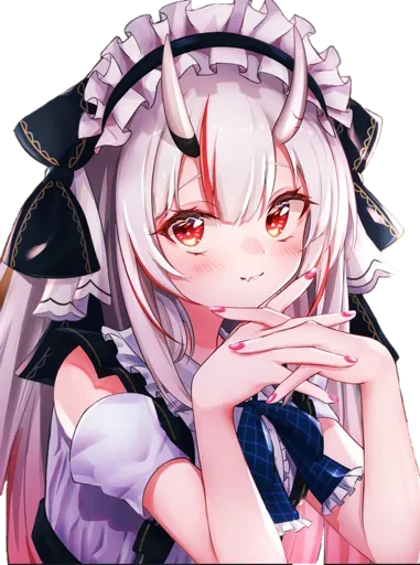 🤭 Стикер «Nakiri Ayame» для Telegram