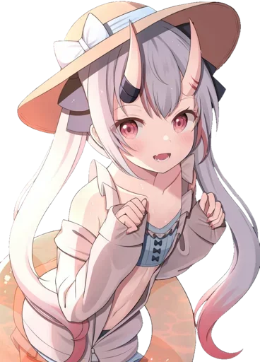 😍 Стикер «Nakiri Ayame» для Telegram
