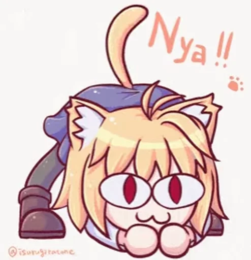 🐱 Стикер «Nako Arc» для Telegram