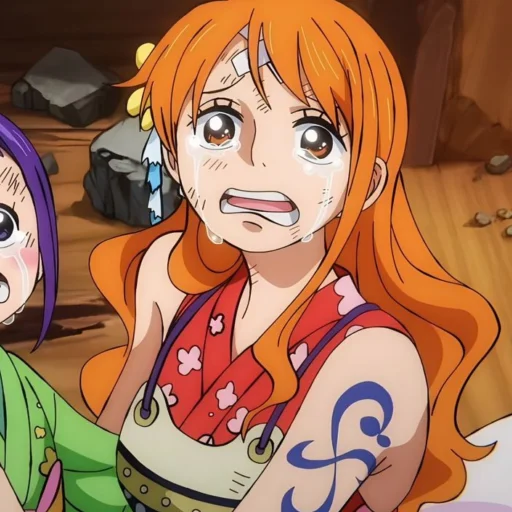 🍊 Стикер «nami one piece» для Telegram
