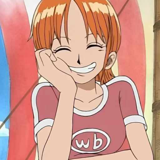 🍊 Стикер «nami one piece» для Telegram