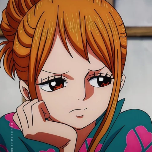 🍊 Стикер «nami one piece» для Telegram