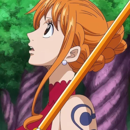 🍊 Стикер «nami one piece» для Telegram