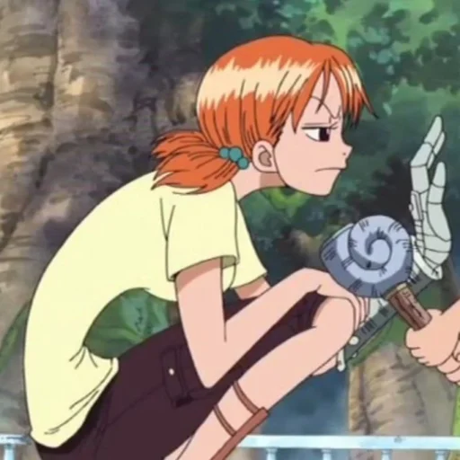🍊 Стикер «nami one piece» для Telegram