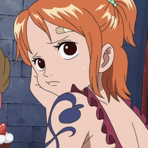 🍊 Стикер «nami one piece» для Telegram