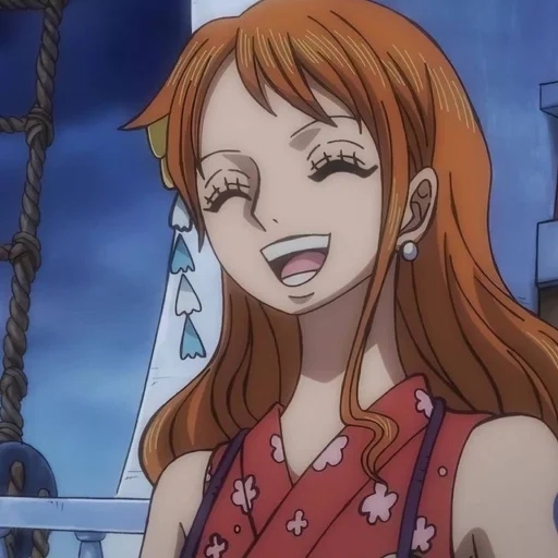 🍊 Стикер «nami one piece» для Telegram