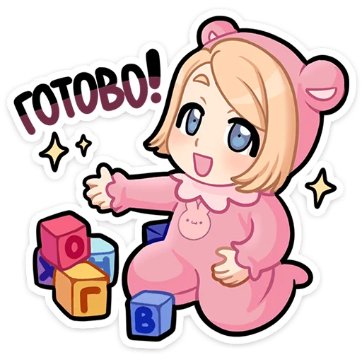 Стикер 9 Нана