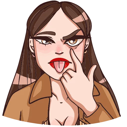 👁 Эмодзи «Нэнси» для Telegram