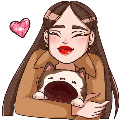 ❤️ Эмодзи «Нэнси» для Telegram