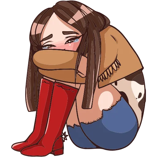 😭 Эмодзи «Нэнси» для Telegram