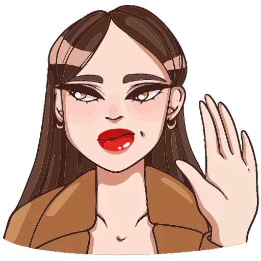 ⛔️ Эмодзи «Нэнси» для Telegram