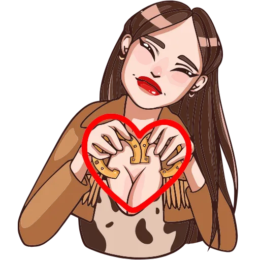 ❤️ Эмодзи «Нэнси» для Telegram