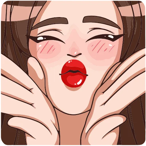 😘 Эмодзи «Нэнси» для Telegram