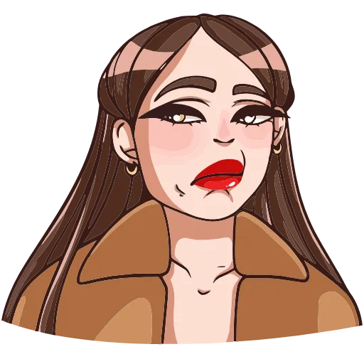 🥴 Эмодзи «Нэнси» для Telegram